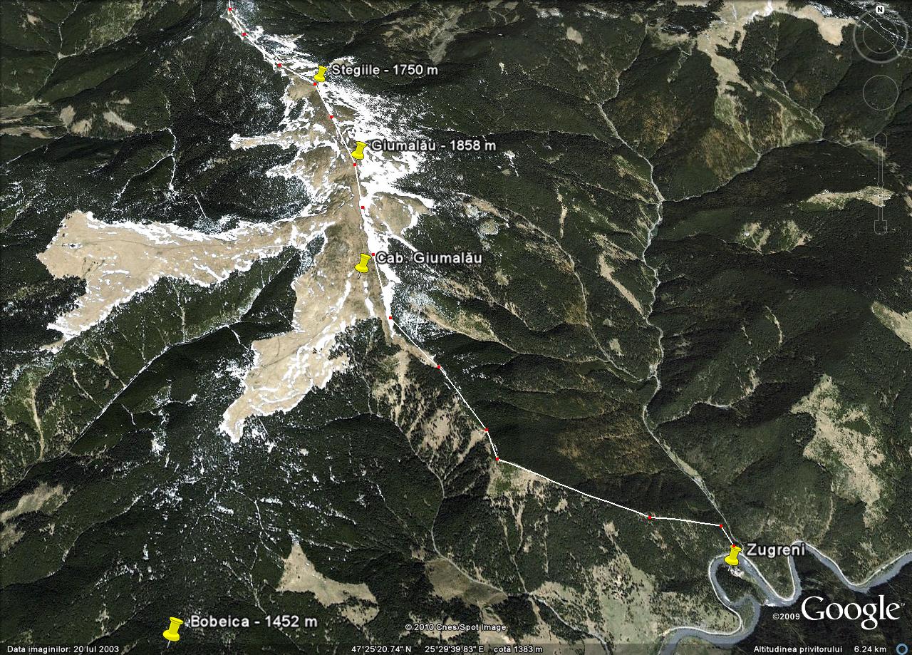 Munţii Giumalău-Partea Sudică-Vârfurile: Stegiile - Giumalău - Zugreni
