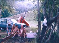Piatra Craiului 1996 - Camping la Plaiul Foii