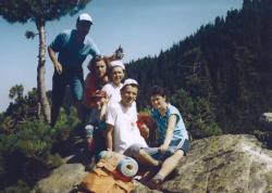 Retezat 1998 - Spre lacul Galeşu