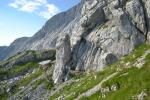 Munţii Alpspitze - Intrarea în Nordwandsteig
