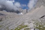 Munţii Zugspitze - Urmează grohotișul
