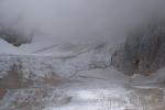 Munţii Zugspitze - Ceață peste ghețar