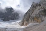 Munţii Zugspitze - Ghețarul în ceață