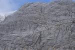 Munţii Zugspitze - Peretele de cățărare - detaliu