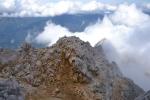 Munţii Zugspitze - În șaua de pe muchie